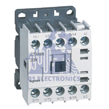 4-pole mini contactors CTX³  – 415 V~ – screw terminals