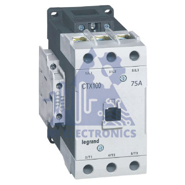 3-pole contactors CTX³ 65  – 24 V~ – 2 NO + 2 NC – screw terminals
