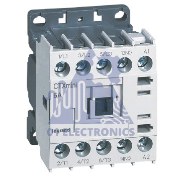 3-pole mini contactors CTX³ – (AC3) – 24 V~ – 1 NO – screw terminals